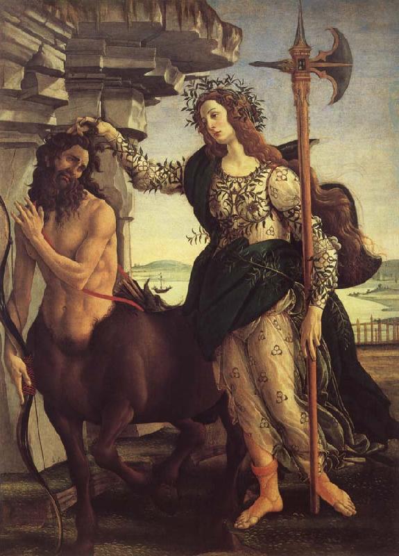 Sandro Botticelli Minerva and the Kentaur oil painting image